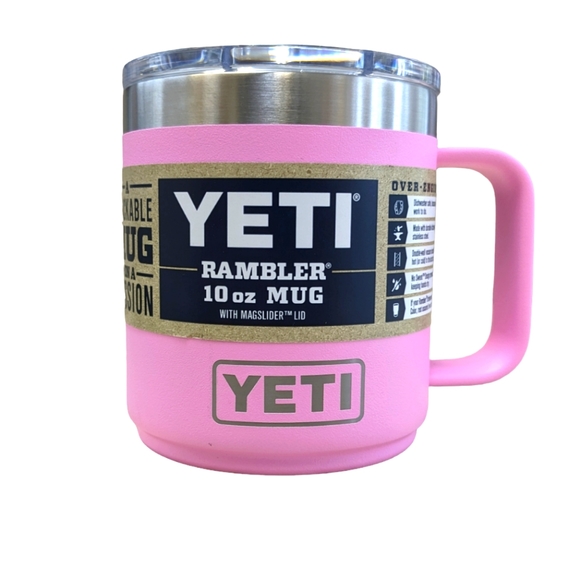 Yeti Dining Yeti Rambler Mug Oz Mag Slider Lid Pink October Breast
